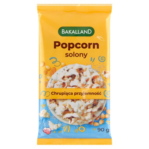 BAKALLAND Popcorn zrnká solené do mikrovlnky 90 g