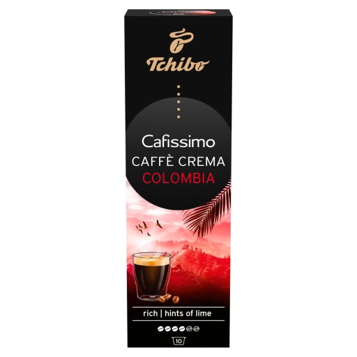 TCHIBO CAFISSIMO KAWA Caffe Crema Colombia 10 kapsúl