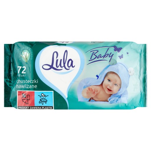 KOZMETICKÉ Utierky. VLHČENÁ LULA S ALOE 72 ks.