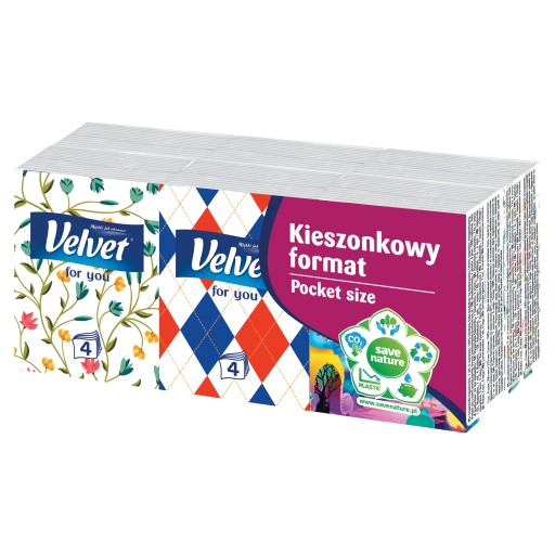 Zamatové vreckovky Minis 6x7 ks.