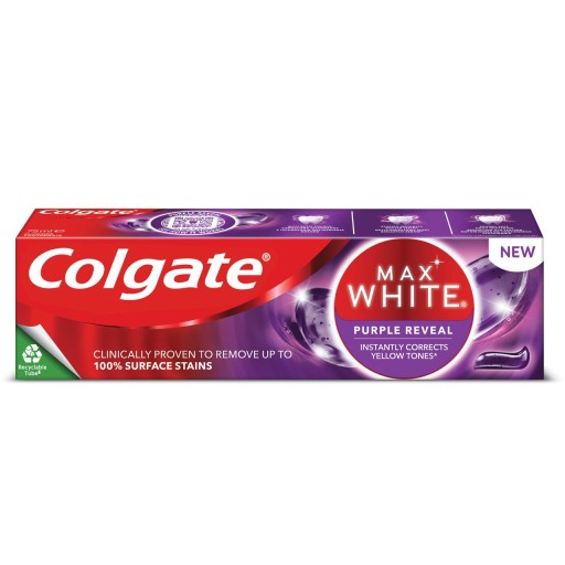 COLGATE PASTE 75ML MAX BIELA FIALOVÁ REVEAL