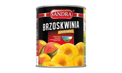 Sandra Peach polovičky v sirupe 850 ml