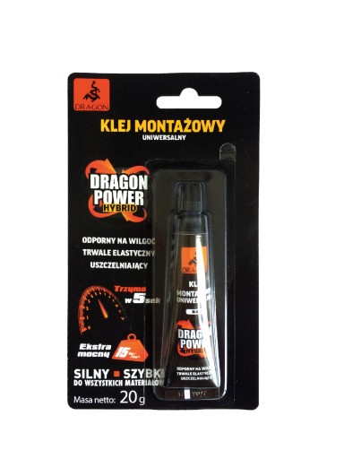 Dragon Power Assembly Adhesive Polymer Hybrid bezfarebný blister 20g