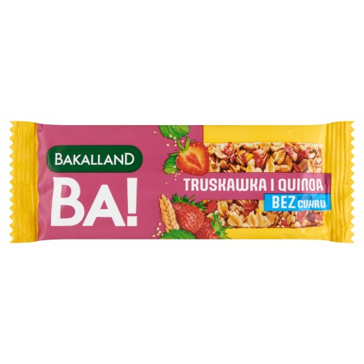 Bakalland Ba! 5 cereálií & jahoda s quinoa Cereálna tyčinka 30 g