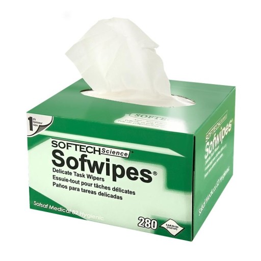 Qoltec Wipes Bezprašné utierky na optické vlákna 280 kusov 110x210mm
