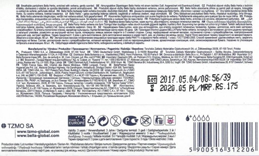 Bella Herbs Werbena hygienické vložky 60 ks