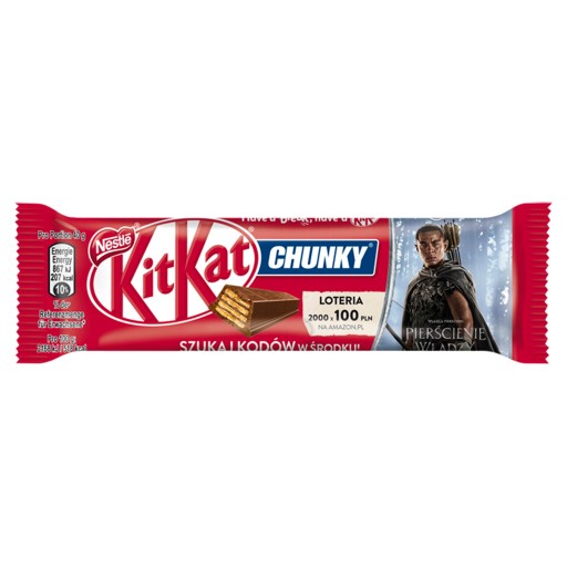 KITKAT CHUNKY BICKS V MLIEČNEJ ČOKOLÁDE 40G