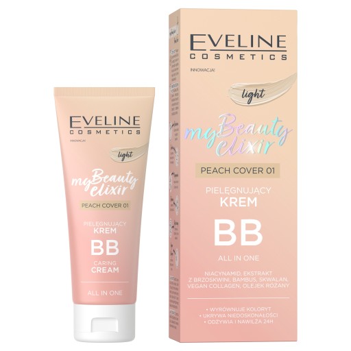 Eveline My Beauty Elixir Peach Cover BB Cream 01