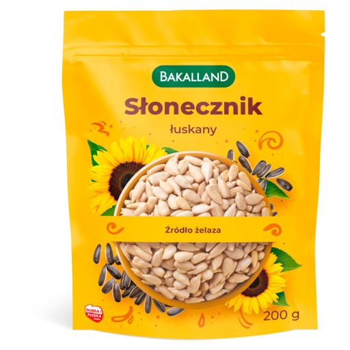 BAKALLAND Slnečnicové semienka lúpané 200 g