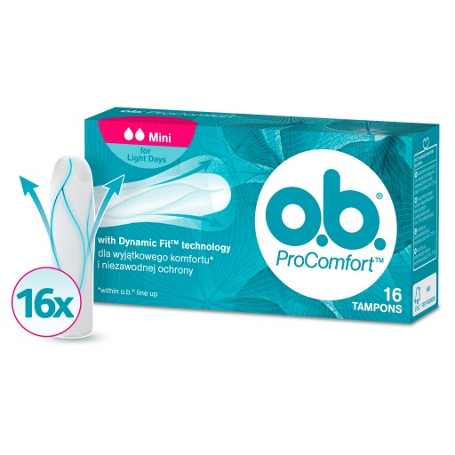 O.B. TAMPÓNY 16 PROCOMFORT MINI