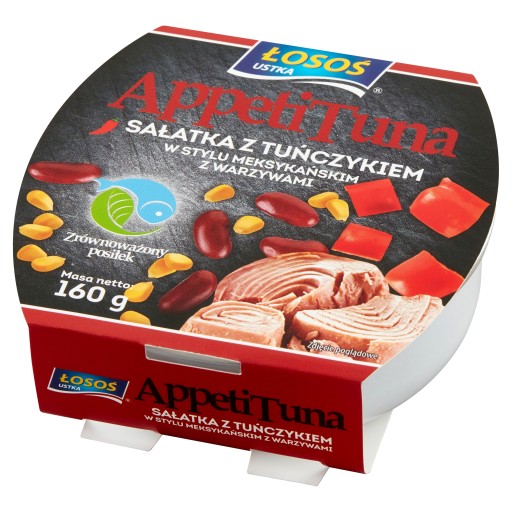 TUŇIAKOVÝ ŠALÁT SO ZELENINOU NA MEXICKÝ ŠTÝL 160g LOSOS USTKA