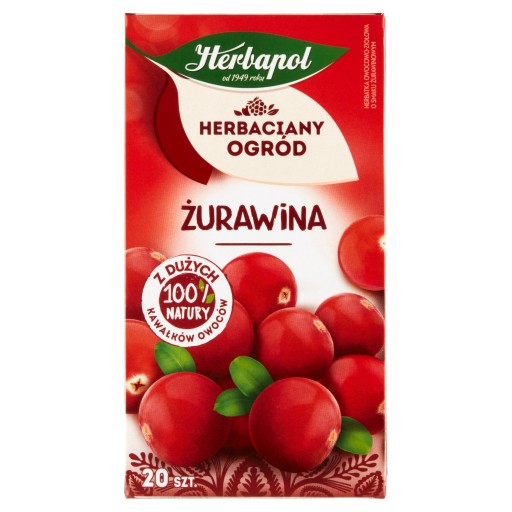 Herbapol Čaj Herbaciany Ogród Brusnica 20tb