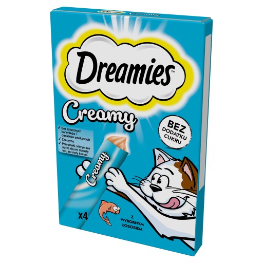 DREAMIES MAČIČKA S LOSOSOM 4X10G