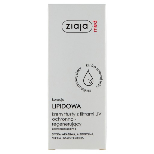 Kúra Ziaja Med Lipid, mastný krém s filtrami