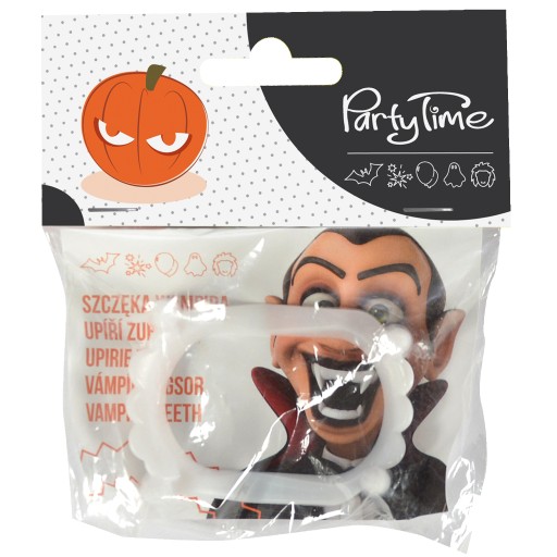 HALLOWEENSKÉ TESY UPÍRSKE ČEĽUSTE dekorácia A