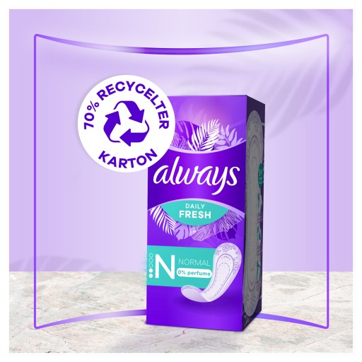 VŽDY DENNE Fresh inserts 0% Parfém NORMAL 30 ks