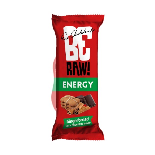 BeRAW Sušené ovocie a perníková tyčinka v čokoláde 40g