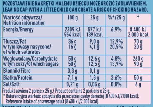 E. Wedel Czekotubka Čokoládový krém 50 g DÁTUM: 28. 8. 2024