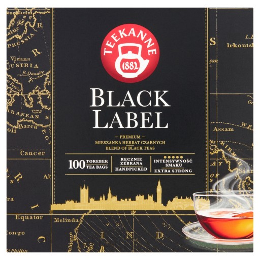 Teekanne Black Label Tea 100 vrecúšok
