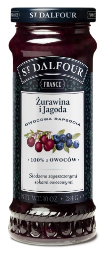 St. Dalfour Fruit Rhapsody Brusnica s čučoriedkou 284 g