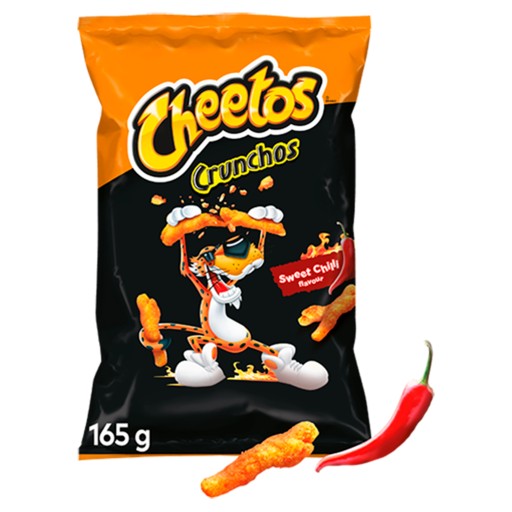 Cheetos Crunchos Sweet Chilli Chips 3x 165g