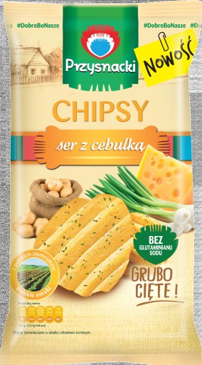 Syr Przysnacki Chips s cibuľou 135 g