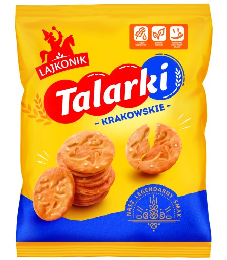 Lajkonik Slané krekry Krakowskie Talarki 155g