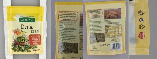 BAKALLAND Tekvicové semienka, lúpané zrná 200 g