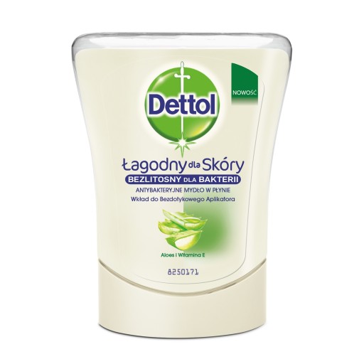 DETTOL Vložka do aplikátora 250 ml tekuté mydlo s náplňou z aloe