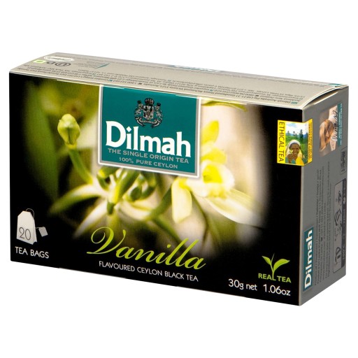 Cejlónsky čierny čaj Dilmah s vanilkovou arómou