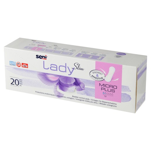 Urologické vložky Seni Lady Slim Micro Plus 20 kusov