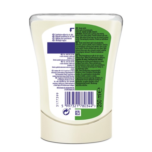 DETTOL Vložka do aplikátora 250 ml tekuté mydlo s náplňou z aloe