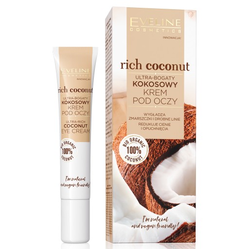 Očný krém Eveline Cosmetics Rich Coconut
