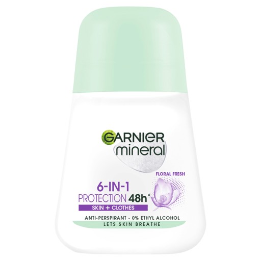 Garnier Roll-on 50ml Mineral 6v1 Protection Floral Fresh 48h