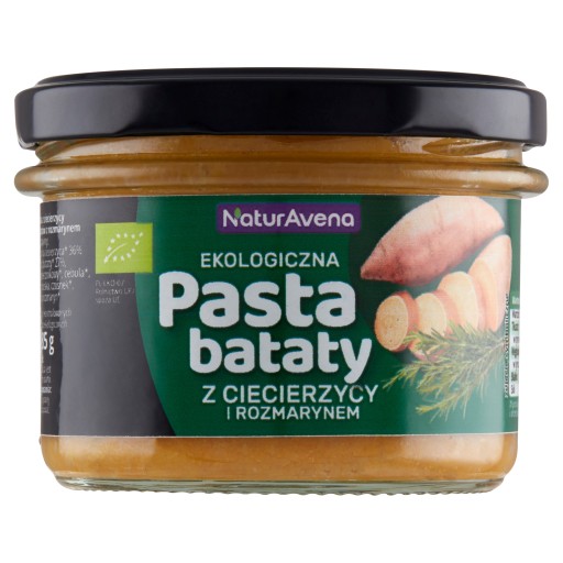 CÍCENOVÁ PASTA SO SLADKÝMI HRNČAMI A ROZMARÍNOM BIO 185 g - NATURAVENA