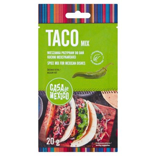 Casa de Mexico Spice Tacos Mix Spice 20 g