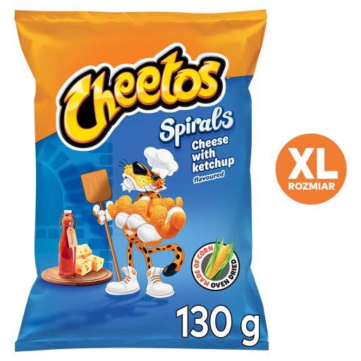 Cheetos Sprirale Syr s kečupovými lupienkami 3x 130g