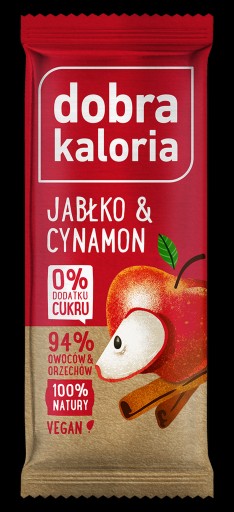 Tyčinka - jablko & škorica 35 g Dobrá kalória