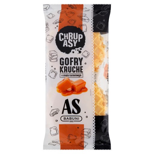 Ako Babuni Karamelové oblátky Chrupasy 145 g