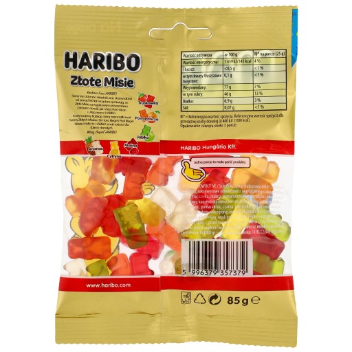 Haribo Golden Bear želé 85g