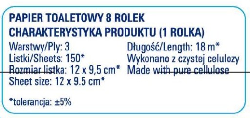 Toaletný papier Regina Aloe Vera - 8 roliek