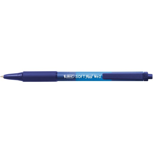 MODRÉ AUTOMATICKÉ GULIČKOVÉ PERO SOFT FEEL 3 ks BIC