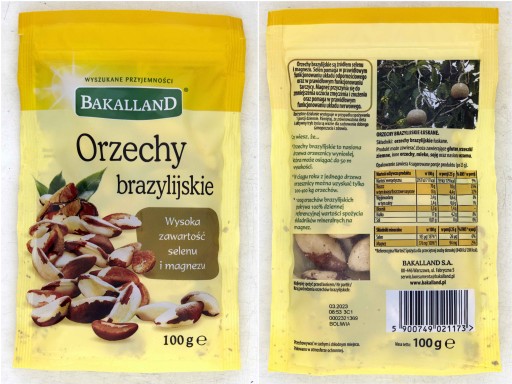 Bakalland para orechy 100g