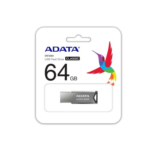 ADATA UV250 64 GB USB 2.0 kovový (AUV250-64G-RBK)