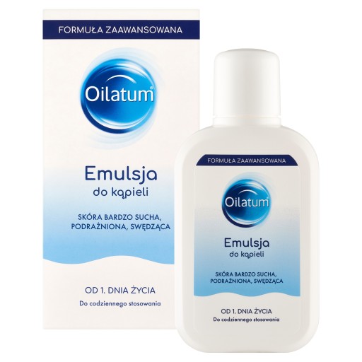 Kúpeľová emulzia Oilatum od 1. dňa veku 250 ml, suchá a atopická pokožka
