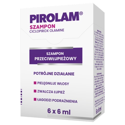 ŠAMPÓN PYROLAM 6 ML X 6 VRECKOV