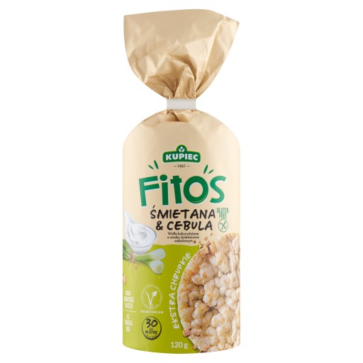 KUPIEC KUKURIČNÉ OBLÁTKY FITOS, SMOTANA A CIBUĽA 2x 120G