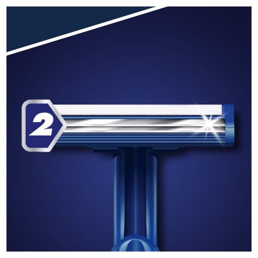 Z NEMECKA Gillette Blue 2 jednorazové holiace strojčeky 5 ks.