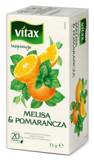 Vitax čaj z medovky a pomaranča (20 tabliet)