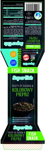 Superfish filety zo sleďa s farebným korením 200 g